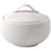 Villeroy & Boch New Cottage Basic Zuccheriera/Marmellatiera, 0.45 L, Porcellana Premium in Moderno Stile Country, 2 Pezzi
