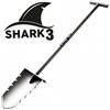 All black pala vanga paletta Shark 3 in acciao per metal detector