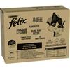 Felix Le Ghiottonerie in Gelatina 80 x 85 g Alimento umido per gatti - Varietà di pesce 1 (Tonno, Salmone, Merluzzo, Merluzzo carbonaro)