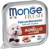 Monge fresh in vaschetta pate' con bocconi di agnello 100 gr