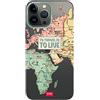 Legami - Cover iPhone 14 Pro, Sottile e Trasparente, Protegge il Telefono con Stile, Resistente allo Sporco, Antiurto, Tema Travel