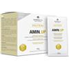 Deutera Amin up supplemento nutrizionale a base di aminoacidi essenziali con vitamine B1 e B6, per disfagia, gusto agrumi, 20 bustine da 6,5g