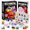 XXTOYS - 15 Minerali da Collezione - Veri Pietre Preziose in Confezione Naturale
