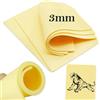 LEAYOKA Pelle Sintetica Tattoo 3mm 5 pezzi - LEAYOKA Pelle Sintetica Pper Tattoo Spessa Tatuaggio Bianco Pelle Finta Doppi Lati Tatuaggio Pratica della Pelle Silicone Morbido Tatuaggio