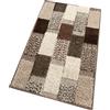 emmevi Tappeto Bagno Soffice Antiscivolo Assorbente Morbido Scendiletto Doccia mod.LILLA 60X120 MARRONE