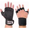 BEAR GRIP - Guanti da allenamento aperti con protezione extra per il palmo per crossfit, bodybuilding, callisthenics, powerlifting (nero, M)