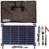 Tecmate OptiMate Solar Duo 40W Travel Kit Caricabatterie Solare 12V - Caricatore solare intelligente a 6 fasi 3,3A con regolatore, supporto regolabile e borsa - Per batterie AGM, GEL, STD e LiFePO4