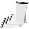 Netuno 100 buste plastica per spedizioni bianche 19 x 25 cm buste da imballaggio autoadesive opache sacchetti postali polietilene per spedizioni pacchi vestiti sacchetti corriere piccoli