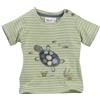 People Wear Organic T-Shirt baby in cotone bio Tartaruga - col. verde chiaro a righe