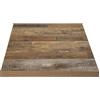 Bolero Plateau de Table Carré 600 mm - Effet Bois Vielli