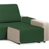 Martina Home Copri chaise longue imbottito Diamond, 240 cm, bottiglia - universale