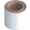 Wupsi Nastro in PVC per la Riparazione di Teloni, Tendoni, Teli e Pellicole- Nastro Adesivo per Strappi, Squarci e Fori su Teloni di camion, Copertura di Rimorchi, Serre, Bianco, 10 cm X 5 m