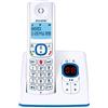 Alcatel F530 Telefono DECT Identificatore di chiamata Blu, Bianco