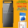 Intel COMPUTER PC FISSO INTEL i7 Ram 16GB SSD 1TB GT220-1GB Win11 + Office2019