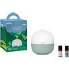 HP ITALIA Srl Purae Kit Aromaterapico Giardino Attivante - Diffusore Ad Ultrasuoni Abies Con Oli Essenziali Menta Piperita E Di Litsea Bio
