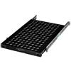Digitus Ripiano per Armadio Estraibile su Binari Telescopici, 1 Unità, Profondità 720 mm, Carico 80 Kg. con Viti, Nero