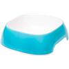 Ferplast Glam Ciotola per Gatti Ciotola per Cibo e Acqua per Gatti in plastica Antiscivolo, Facile da Pulire, 0,4 litri, blu
