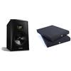 Adam Audio T8V, Monitor da studio per registrazione, mixaggio e mastering, suono in qualità studio & Adam Hall Stands Pad Eco Serie spadeco2 - Absorber per monitor da studio, Grigio antracite