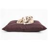 4L Textil ZOE Cuscino per Cani sfoderabile e lavabile Cuccia Cane Impermeabile Cuscino Cane Taglia Grande e Media (80x60 cm, Marrone)