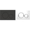Geberit, Placca di comando Sigma20 115.882.16.1, per risciacquo a 2 quantità & Sigma20 - Geberit Placca di Comando, per Risciacquo a Due Quantità, Bianco/Cromo Lucido