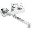 Ideal Standard BD340AA Miscelatore da Cucina a Parete, Cromo, Cartuccia 38mm