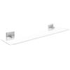 GROHE QUICKFIX Start Cube, Mensola Portaoggetti in vetro, Installazione a vite o con colla, 530mm, Super Steel, 41109DC0