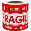 HYBSK Hylabelest - Adesivi fragili con scritta Handle with Care This Side Up, 7,6 x 12,7 cm, etichette di avvertimento fragili (7,6 x 12,7 cm)