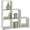 FMD 13Casa - Capri A9 - Libreria. Dim: 105x33x108 h cm. Col: Bianco. Mat: Nobilitato.