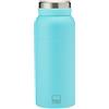 H&H Bottiglia Termica Inox 18/10, Azzurra, Lt 0,35