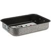 Home Salt N'Pepper Teglia Forno in Alluminio, Rivestimento Antiaderente, 25x18 cm