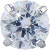 Medical Jewels TIFFANY CUBICO 4MM CRISTALLO