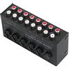 Morningmo CX600 Mini Stereo Mixer Passivo a 6 Canali Mixer multicanale Piccolo e sofisticato Audio Stereo Mixer guadagno Adajustment Mixer passivo