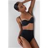 Intimissimi Culotte Brasilianata In Microfibra A Taglio Vivo Nero