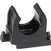 SOMA Clip per tubi in plastica, nero, 16 mm, 50 pezzi, morsetto per tubo