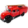 OPO 10 - Camion dei Pompieri 1/43 Compatibile con MAGIRUS DEUTZ Mercur TLF 16 Madrid - P01