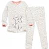 People Wear Organic Pigiama in cotone biologico Sprenkel - col. bianco fantasia