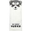 Outdoor Leisure Lovely Husky Golf Driver Head Cover Cartoon Animale # 1 # 3 # 5 # 7 Legno PU Pelle Headcover antipolvere Covers (1 pz 3 Copertura in legno)