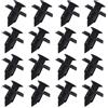 Create idea 50 Pz Paraurti Parafango Fermo Clip 0155309321 Nylon Nero Push Tipo Rivetto di Fissaggio Per Foro 8mm Compatibile Con 350Z Pathfinder Primera