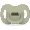 Suavinex, Ciuccio Tutto in Silicone, per Bambini 6/18 Mesi, Ciuccio con Tettarella Simmetrica Sx Pro, Super Morbido e Flessibile, Ideale per Dormire, Color Essence, Verde