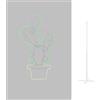 Lotti Importex Lotti kit Fico d'India Vaso SMD Neon 24V 4m+78xH156cm + Base Stand Bianca 50x50xH120-180cm