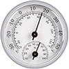 JeoPoom Termo-Igrometro, Accessorio per la Sauna, 2 in 1 Termometro e Igrometro da Parete, Temperatura di Misurazione e umidità Ampiamente utilizzate in Case, Uffici, Officine, Scuole, Mercati, ECC