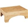 WENKO Sgabello da bagno in bambù, 40 x 15 x 30 cm, naturale