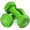 ProsourceFit Neoprene Dumbbell Coated for Non-Slip Grip, 3 lb