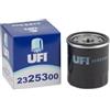 UFI Filters, Filtro Olio 23.253.00, Filtro Olio per Ricambio, Adatto a Moto, Applicabile su Diversi Modelli Case e Case IH, Caterpillar, Dynapac, J.C.B., Lexus, Mini, New Holland, Toyota e Volkswagen