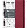Clairefontaine 782465C Age Bag un Quaderno a Spirale My.Notes Rosso - B5 Formato Paesaggio 25X19 Cm - 120 Paga Righe - Carta Bianca 90 G - Copertina In Carta Lustrée a Trama Cuoio