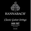 Hannabach Classical Guitar Strings Series 800 Low Tension silver-plated E1, 8001MT, corde per chitarra (filo di rame argentato, bassa tensione, per chitarre classiche entry-level)