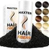 Maxter FIBRE CAPELLI Nero - Polvere Volumizzante Capelli per Nascondere la Caduta dei Capelli e la Calvizie - Fibre Cotone per Capelli - Polvere per Capelli Uomo e Donna - Hair Fiber