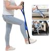 Mybow Cinghia coscia e gambe Cinghia per la mobilità Sollevamento delle gambe gli anziani Cinghie di sollevamento Adulti Handicap piede sollevatore di con impugnatura per sedia a rotelle sedia letto auto