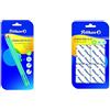 Pelikan Gomme da Cancellare, SR 12, Gomma a Forma di Matita per Disegno Tecnico e Artistico, per Inchiostro & Gomma Pane UG 20 Bianca, Gomme da Cancellare Adatte per Disegno Tecnico