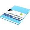 Kangaro KTC Kangaro A5 - Carta bianca con copertina rigida pastello blu, 80 fogli da 100 grammi, colore: Blu K-5357